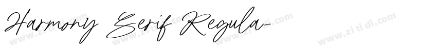 Harmony Serif Regula字体转换 Harmony Serif Regula字体转换